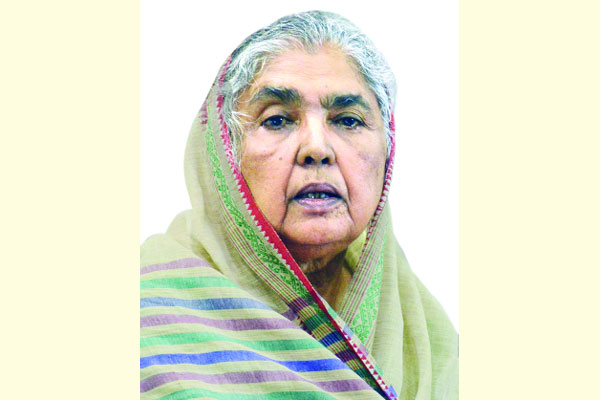 শেখ হাসিনার পাশে থাকার প্রত্যয় মতিয়া চৌধুরীর