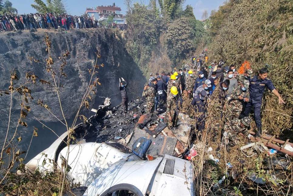 নেপালে বিধ্বস্ত উড়োজাহাজ থেকে ৬৮ মরদেহ উদ্ধার