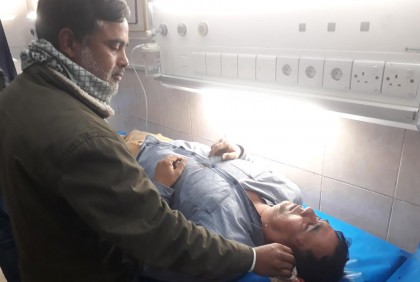 ঠাকুরগাঁওয়ে সাংবাদিককে কুপিয়ে জখম