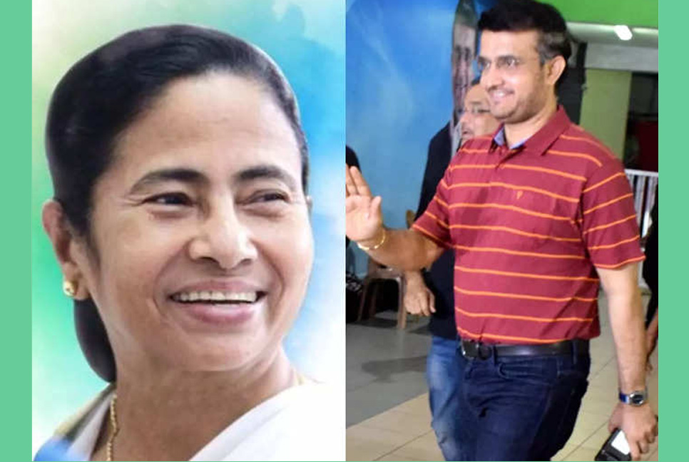 মমতার নবান্নে হঠাৎ সৌরভ গাঙ্গুলী, নানা জল্পনা

