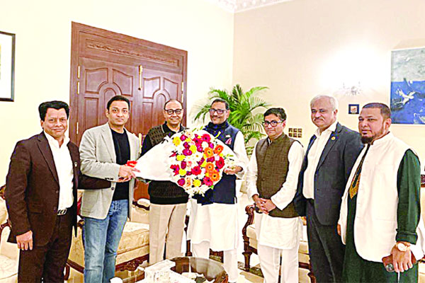 বসুন্ধরা গ্রুপের চেয়ারম্যানের বাসভবনে সৌজন্য সাক্ষাৎ