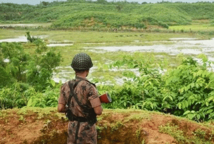 পালংখালী সীমান্তে ইয়াবা কারবারির সঙ্গে গোলাগুলি বিজিবি'র