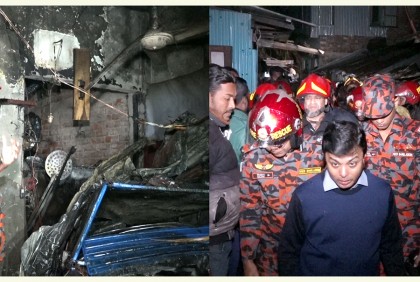বরিশালে আগুনে পুড়ল ৪ ঘর