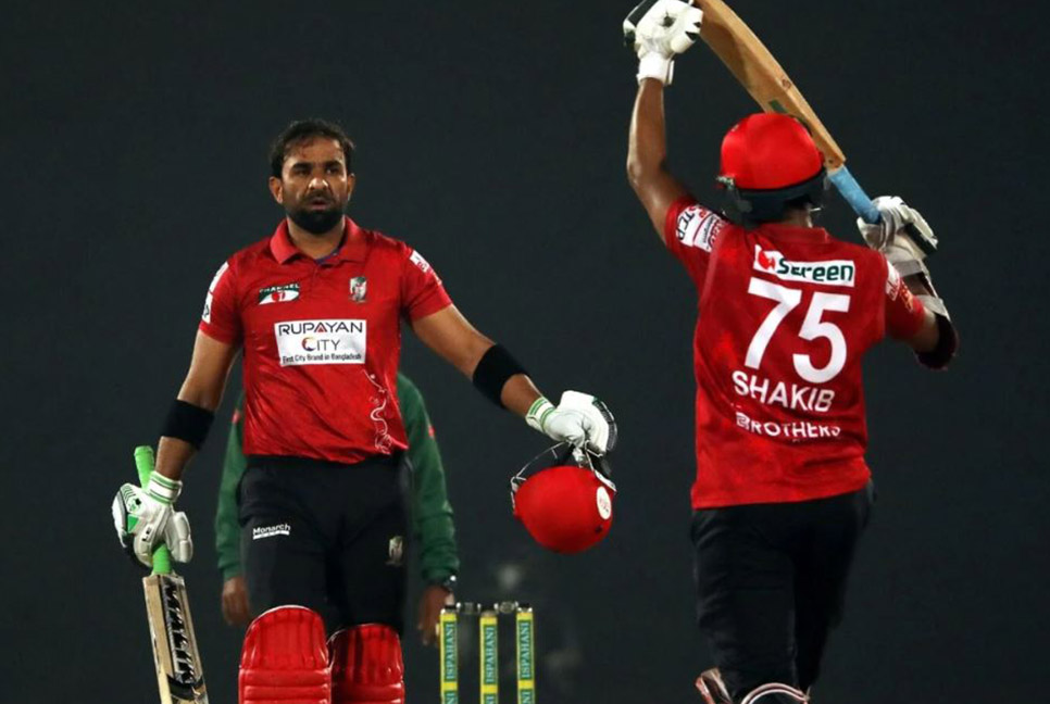 বিপিএলের ইতিহাসে যৌথভাবে দ্বিতীয় সর্বোচ্চ স্কোর বরিশালের