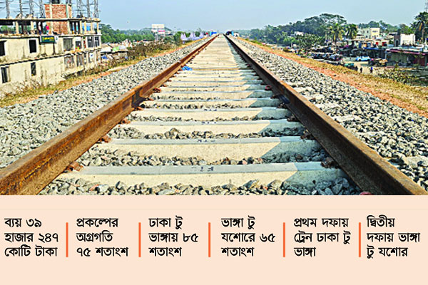 জুলাইয়ে পদ্মার বুকে চলবে ট্রেন