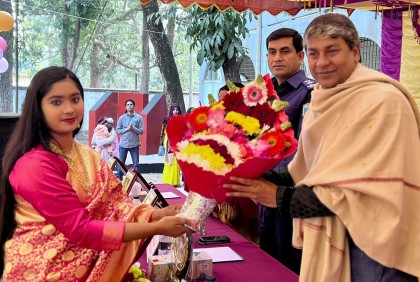 নাটোর সরকারি মহিলা কলেজের শিক্ষার্থীদের বরণ ও শিক্ষা ওরিয়েন্টেশন