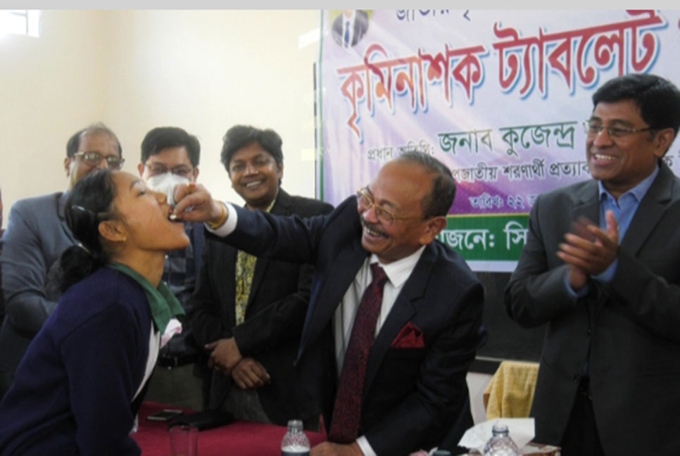 খাগড়াছড়িতে কৃমিনাশক ট্যাবলেট ক্যাম্পেইনের উদ্বোধন