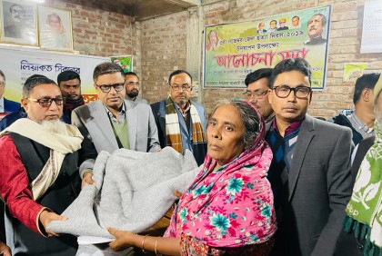 পাঁচ সহস্রাধিক শীতার্তের মাঝে লিয়াকত শিকদারের কম্বল বিতরণ