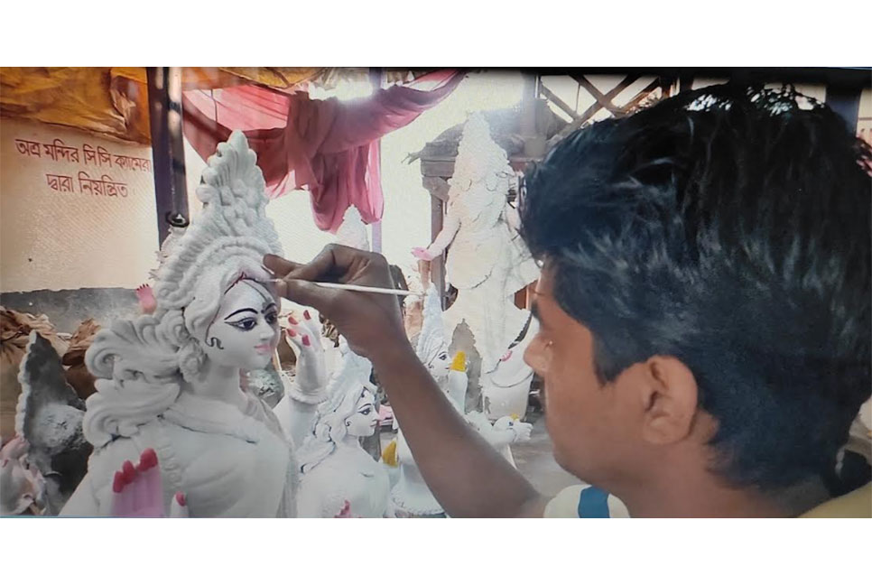 চাঁদপুরে সরস্বতী পূজার প্রস্তুতি শেষ পর্যায়ে 