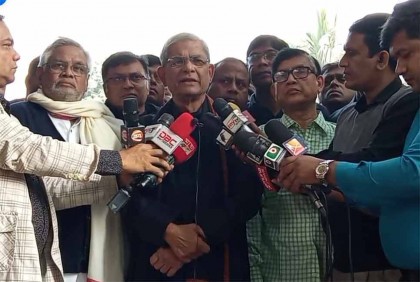 দানবীয় সরকারকে পরাজিত করে গণতন্ত্রকে প্রতিষ্ঠিত করবো : মির্জা ফখরুল

