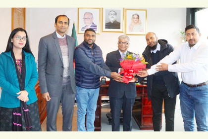 রোমস্থ বাংলাদেশের রাষ্ট্রদূতের সাথে বরগুনা জেলা সমিতির নেতৃবৃন্দের সাক্ষাৎ 