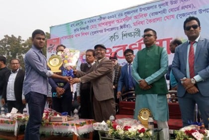 এসএসসি পরীক্ষার ফলাফলে দুলাই উচ্চ বিদ্যালয়ের আলিফ রাজশাহী বিভাগে সেরা