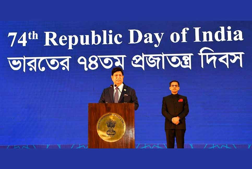 ঢাকায় ভারতের ৭৪তম প্রজাতন্ত্র দিবস উদযাপন 


