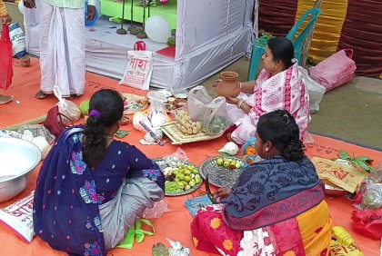মেহেরপুরে বিভিন্ন শিক্ষা প্রতিষ্ঠানে সরস্বতী পূজা উদযাপন