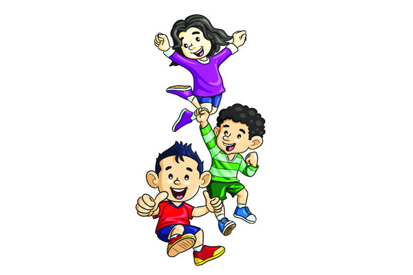 ভাই-বোন তিন জন