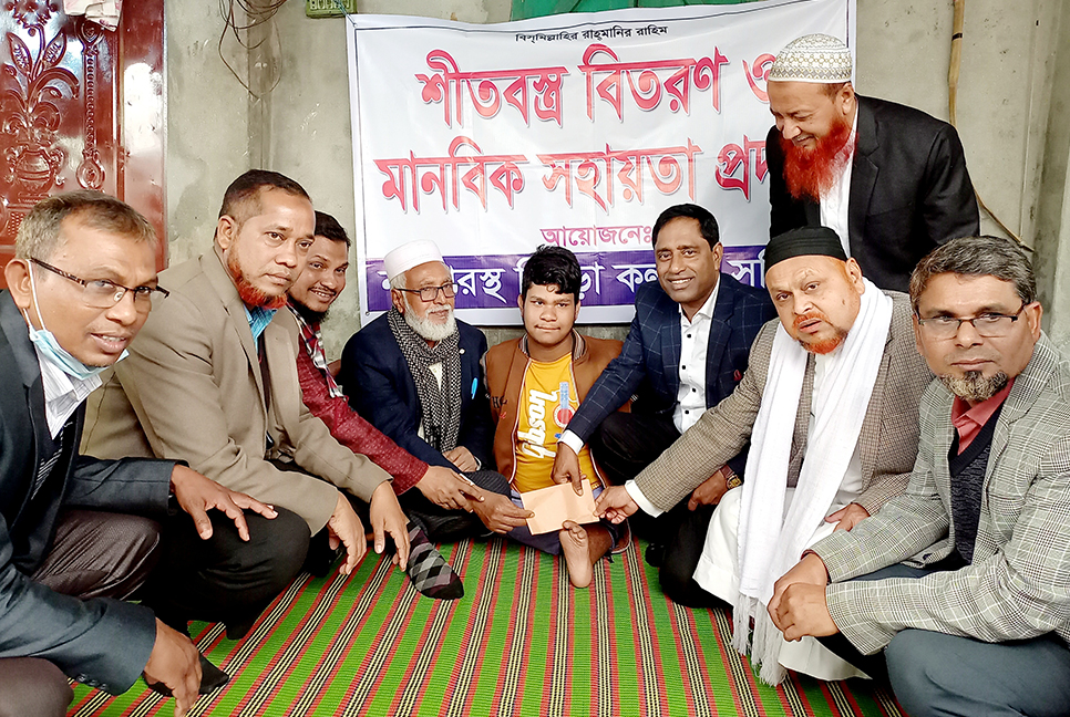 সেই রাসেলের পাশে সিংড়া কল্যাণ সমিতি