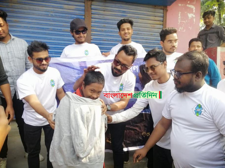 নোয়াখালীতে ‘কাবিলার’ শীতবস্ত্র বিতরণ

