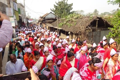 মোরেলগঞ্জে ঠাকুর অনুকূল চন্দ্রের জন্মোৎসব পালিত