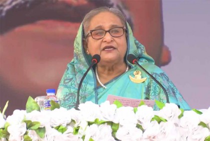রাজশাহীতে ২৬টি প্রকল্প উদ্বোধন করলেন প্রধানমন্ত্রী


