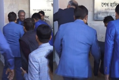 সিলেট স্টেডিয়ামে ফস্কালো পাপনের পা