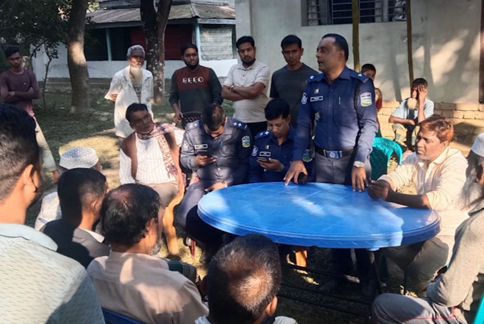 ফুলপুরে বিট পুলিশিংয়ের মাধ্যমে  সমাধান হলো দীর্ঘদিনের বিবাদ