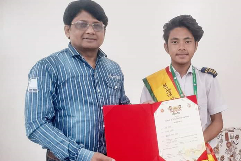 নজরুল সংগীতে ঐক‍্যজিতের দ্বিতীয় স্থান অর্জন