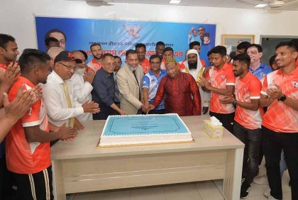 সায়েম সোবহান আনভীরের জন্মদিনে কেক কেটে উদযাপন করল শেখ রাসেল ক্রীড়া চক্র

