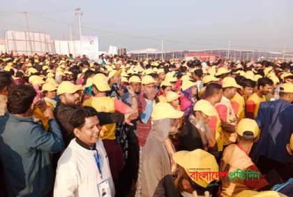 রূপগঞ্জে প্রধানমন্ত্রীর সমাবেশস্থল নেতাকর্মীতে পরিপূর্ণ