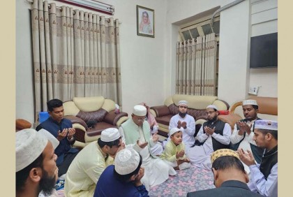 তথ্যমন্ত্রীর পিতা নুরুচ্ছফা তালুকদারের মৃত্যুবার্ষিকীতে ঢাকা ও চট্টগ্রামে দোয়া অনুষ্ঠিত 

