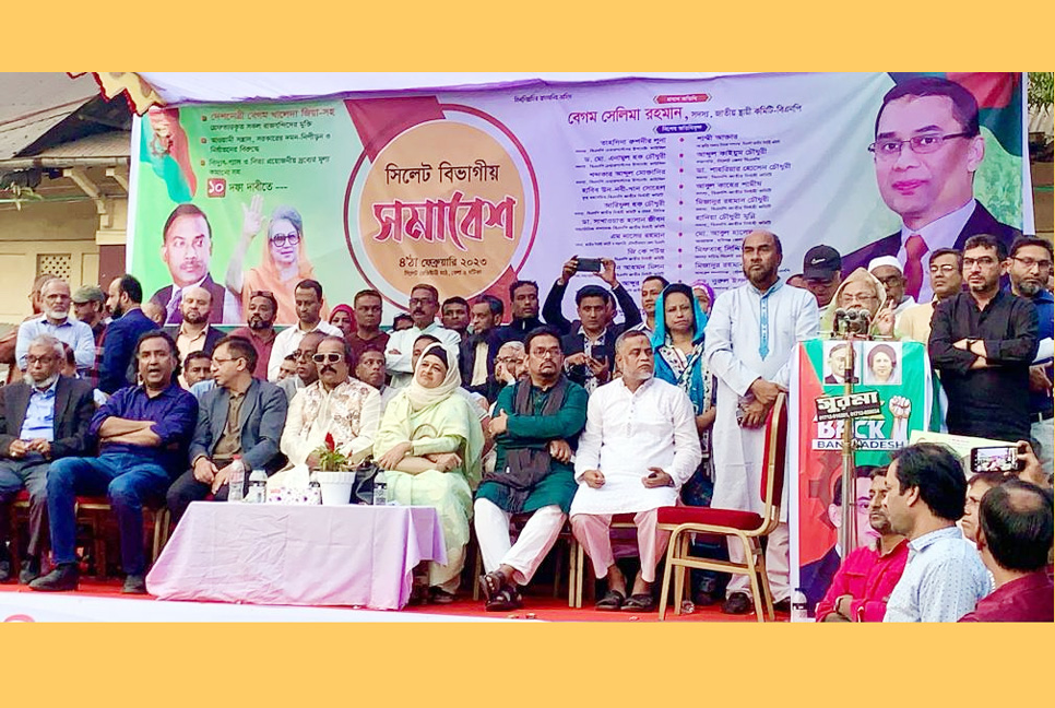 দেশবাসীকে নিয়ে সরকারকে পদত্যাগে বাধ্য করতে হবে : সেলিমা রহমান

