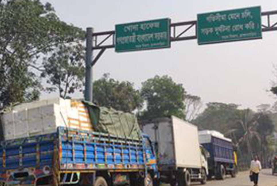 আখাউড়া স্থলবন্দর দিয়ে ফের মাছ রফতানি শুরু