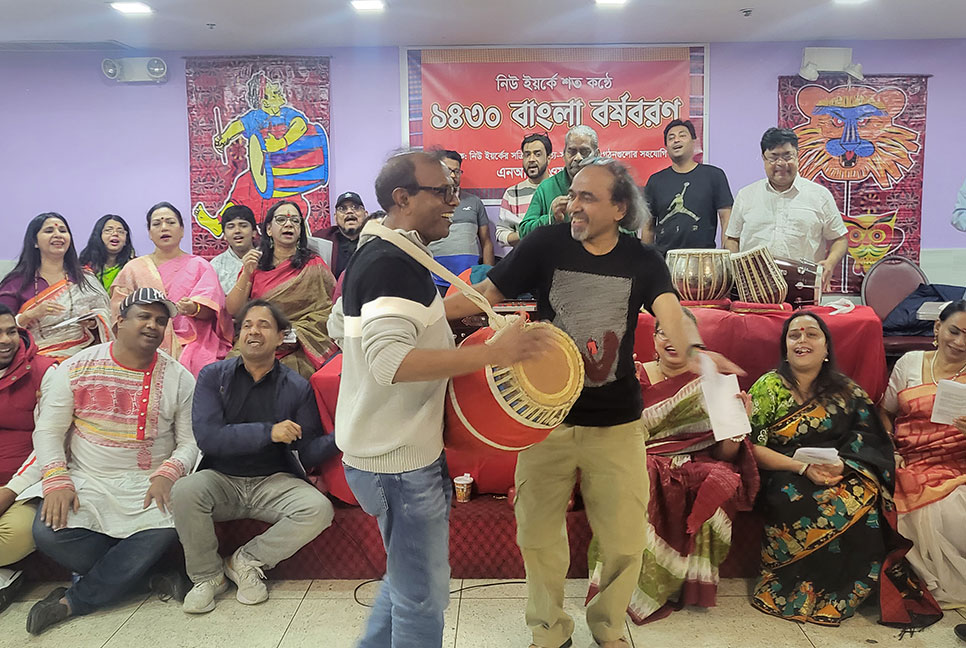 শতকণ্ঠে বৈশাখ বরণে নিউইয়র্কে ৩ দিনব্যাপী অনুষ্ঠানের মহড়া