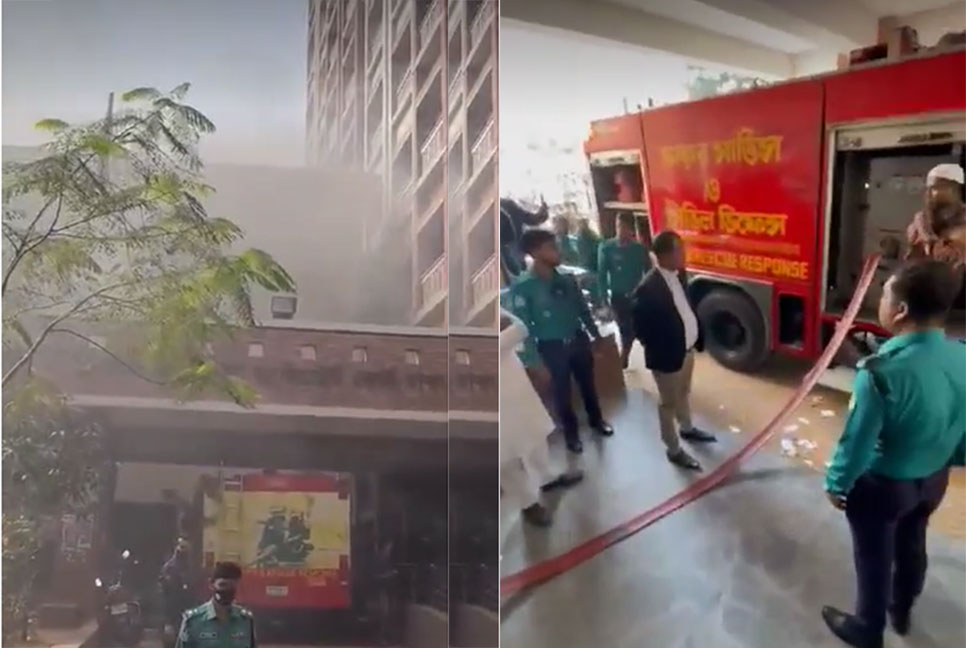 চীফ জুডিশিয়াল ম্যাজিস্ট্রেট আদালতের মালখানায় আগুন


