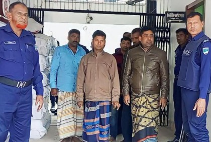 শৈলকূপায় পুলিশের অভিযানে ৬ জন আটক 