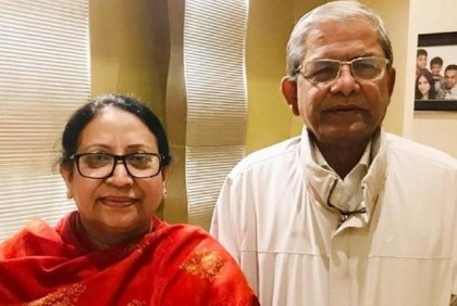 চিকিৎসার জন্য সস্ত্রীক সিঙ্গাপুর গেছেন মির্জা ফখরুল