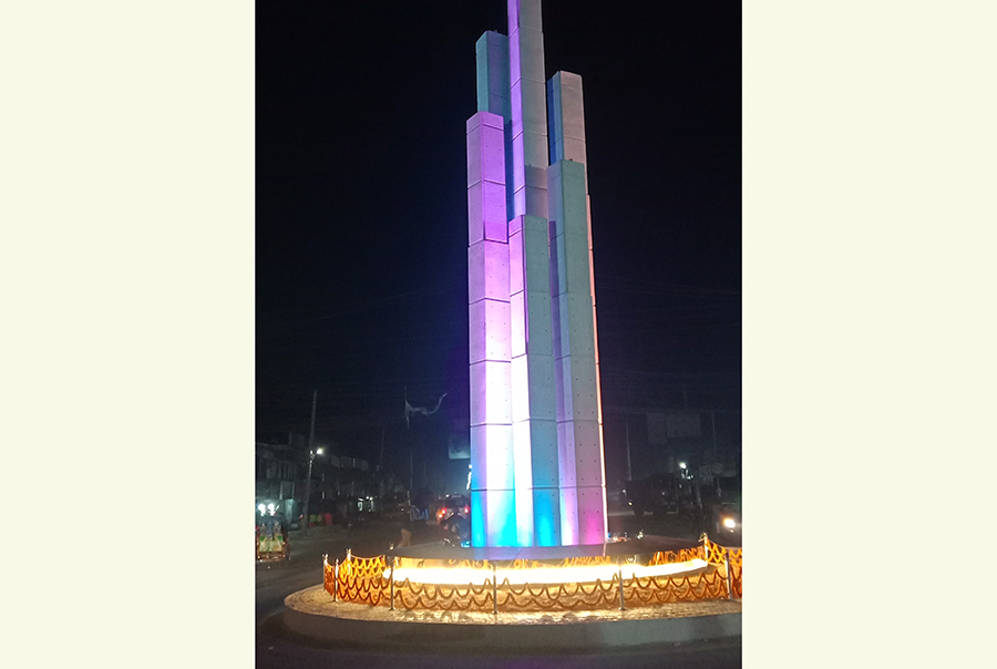 মাগুরায় বিজয় স্মৃতি স্তম্ভ উদ্বোধন