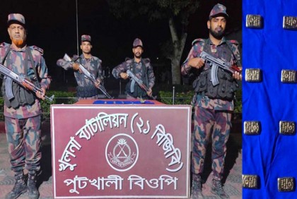 বেনাপোল সীমান্ত থেকে ৭৪ লাখ টাকার স্বর্ণ উদ্ধার