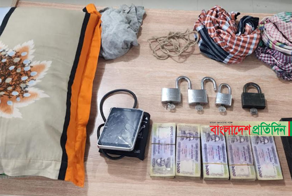 বালিশ চাপা দিয়ে বাবাকে হত্যা করে ডাকাতির নাটক ছেলের
