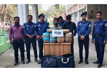 ফুলপুরে গাঁজাসহ দুই মাদক কারবারি আটক 