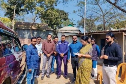 পাকুন্দিয়ায় অবৈধ ইটভাটাকে জরিমানা