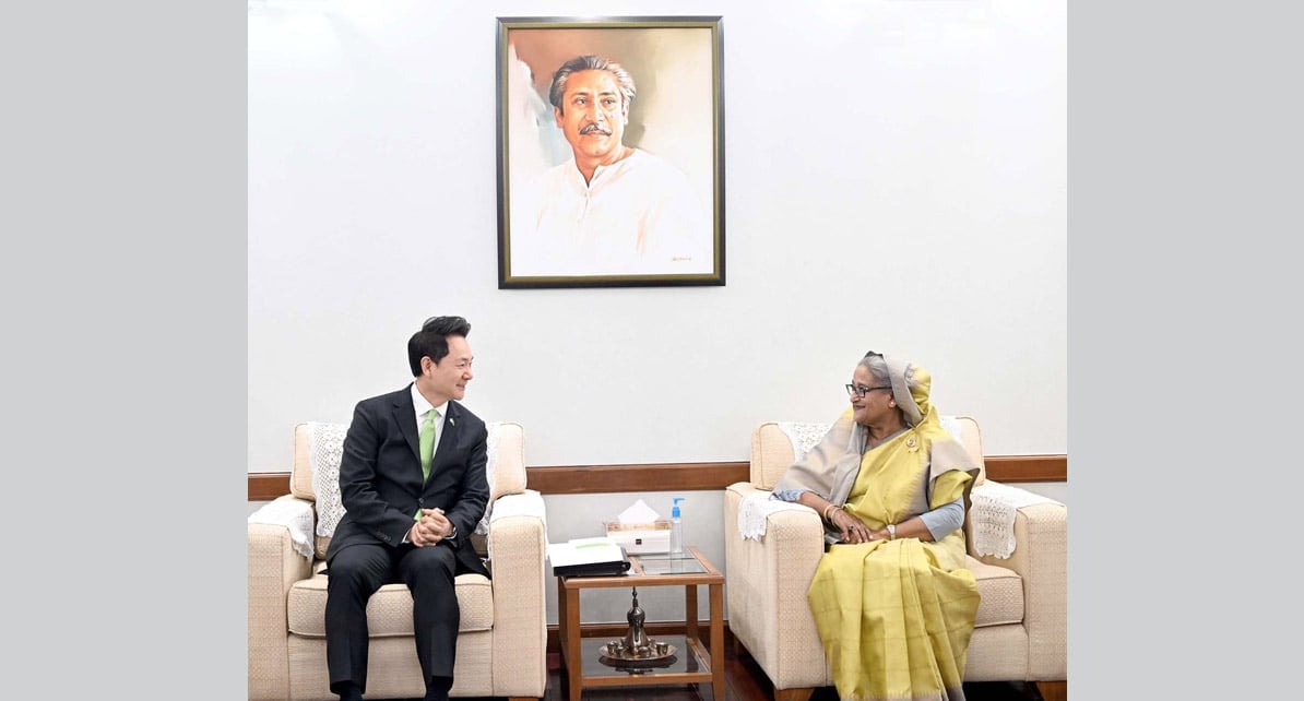 কোরীয় ব্যবসায়ীদের বাংলাদেশে আরও বিনিয়োগের আহ্বান প্রধানমন্ত্রীর

