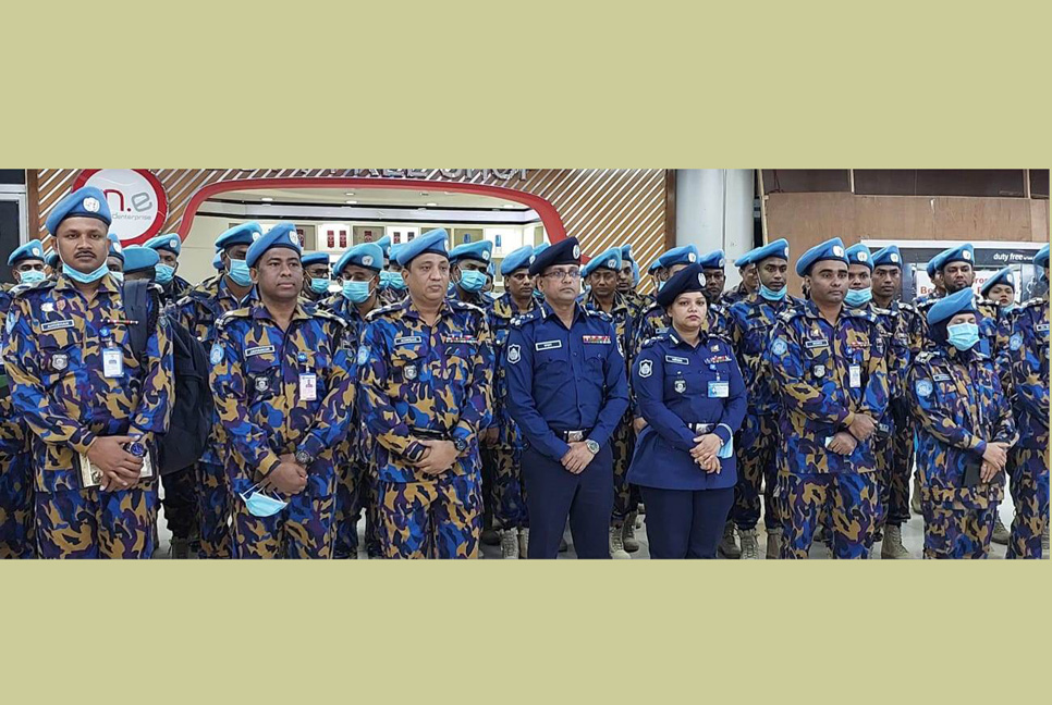 মালি শান্তিরক্ষা মিশনে যোগ দিতে ঢাকা ছাড়লেন ১৪০ পুলিশ সদস্য

