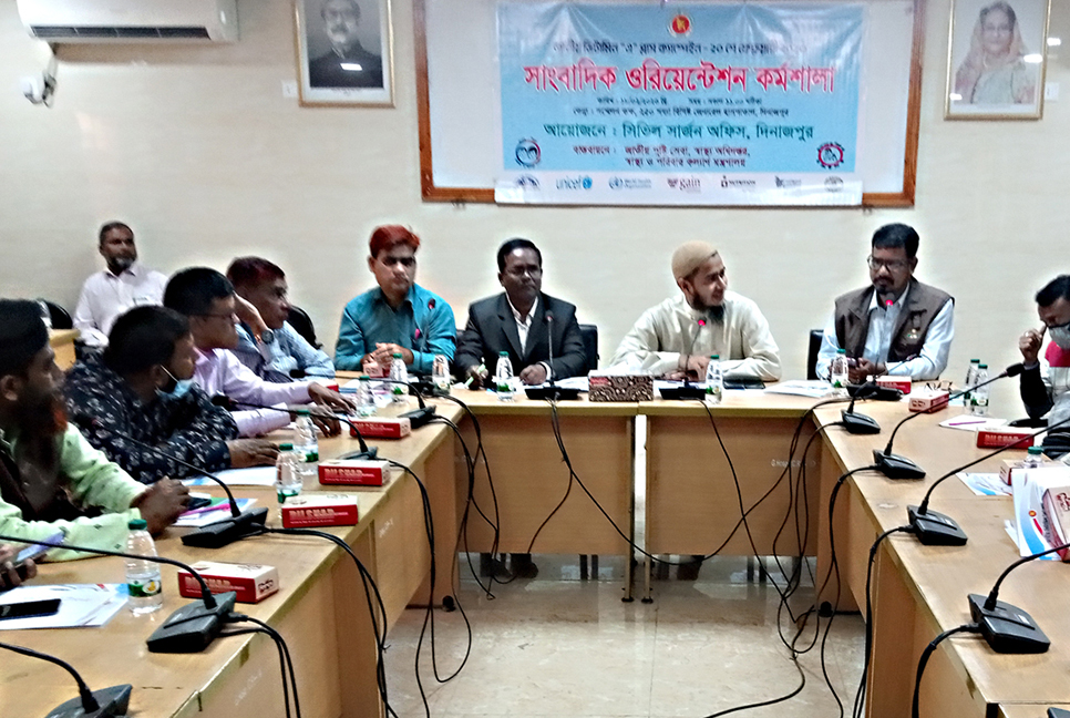 দিনাজপুরে ৩ লাখ ৪২ হাজার শিশুকে ভিটামিন ‘এ প্লাস’ ক্যাপসুল খাওয়ানো হবে