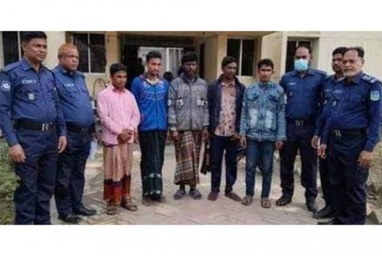 তারাকান্দায় ওয়ারেন্টভুক্ত ৫ আসামি গ্রেফতার 