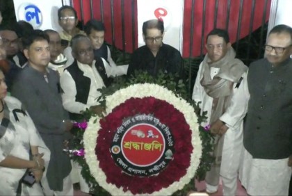 লক্ষ্মীপুরে বিনম্র শ্রদ্ধায় ভাষা শহীদদের স্মরণ