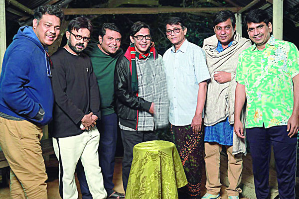 আরফানের শুটিংয়ে একঝাঁক তারকা
