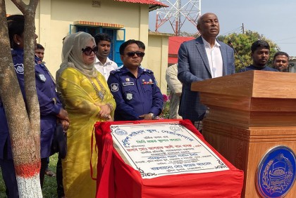 নেত্রকোনায় পুলিশ লাইন্স স্কুলের অবকাঠামো নির্মাণ কাজ উদ্বোধন