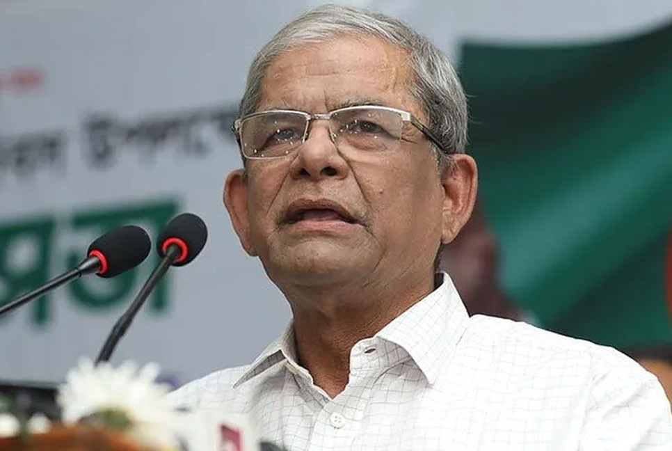 তত্ত্বাবধায়ক সরকার ছাড়া নির্বাচন হবে না: মির্জা ফখরুল
