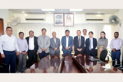 জাতীয় বিশ্ববিদ্যালয় উপাচার্যের সঙ্গে জাইকা প্রতিনিধি দলের সাক্ষাৎ