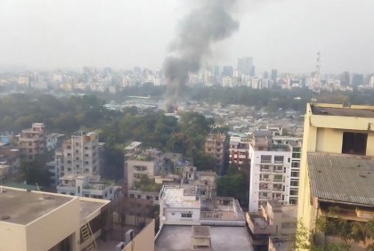 নিয়ন্ত্রণে এলো কড়াইল বস্তির আগুন

